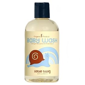 Organic Tangerine Baby Wash by Little Twig - 8.5oz.