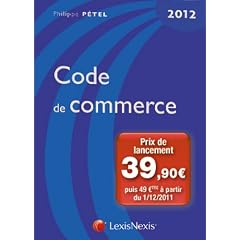 Code de commerce 2012