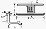 'Burner Asmby, H Twn 1.25 , Ci, 15.875 X 8; Bmstr, El Patio'