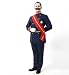 Kaiser Wilhelm Herrenkostüm 2tlg mit Schärpe + Gürtel Gr XXL