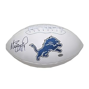 Matthew Stafford #9 autographed Detroit Lions Logo Football