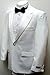 New Mens Single Breasted (SB) One Button White Tuxedo Suit - High Quality, Low Cost, Great Value!