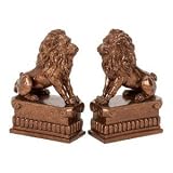 Polystone Lion Bookend Pair