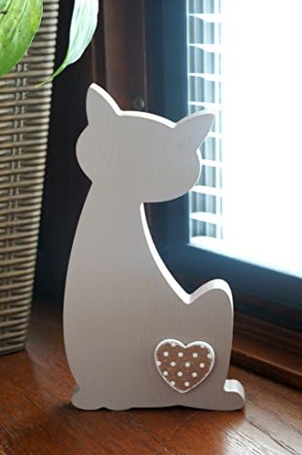 Wooden Cat figurine, cat decor, wooden cat decoration, cat statue, cat art, cat lover gift, room decor, gift for home