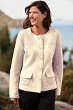 Boiled Wool Rib-knit Jacket