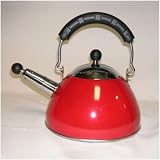 Danico WR25 Red Stainless Steel 83oz Whistling Kettle