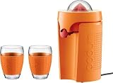 Bodum Bistro Electric Two Speed Citrus Juicer, Orange