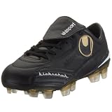 Uhlsport Kickschuh Legende FXG 100812601, Unisex - Erwachsene Sportschuhe - Fußball, schwarz, (black/gold 01), EU 45.5 (UK 11)