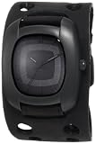 Vestal Men's SPF003 Super Fi Matte Black Leather Cuff Watch