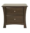 Offspring Kenora 2 Drawer Bookcase, Cocoa