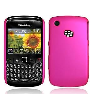 Hot Pink Rubberized Snap-On Hard Back Cover Case