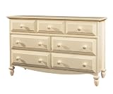 Home Styles Mayfair Seven Drawer Double Dresser - White Finish 88-5878-43