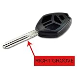 New Uncut 4 Buttons Remote Key Shell for 2006 2007 2008 Mitsubishi Eclipse No Chips Inside