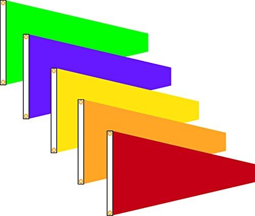 HOMELAND SECURITY DHS THREAT LEVEL NYLON PENNANT SET, 30" X 48"