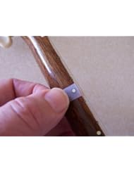 Musical Instruments: Classical Guitar Fret Markers - Rosette Black/Ivory Fret Dots - Rosette