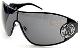 Roberto Cavalli - New Roberto Cavalli Augia 250S 250-S 731 Sunglasses Shiny Gunmetal Front Pearl Frame Smoke Gray Shades Size: 134-120