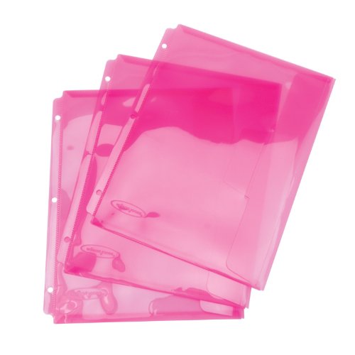 Wilson jones think pink tabbed envelope, 20 sheet capac…