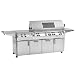 Fire Magic Echelon Diamond E1060s Grill with Cart and Power Burner, Magic View Window: Yes (add $442), Burner Type: All Infrared (add $599), Fuel Type: Natural Gas