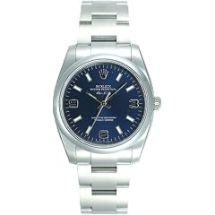 [ロレックス] ROLEX 腕時計 エアキング 114200 ブルー アラビア メンズ [並行輸入品]