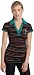 Southpole Juniors Stripe Heart Sp Polo, Jade, Medium