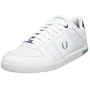 Fred Perry Men's Grover Sneaker,White/Shamrock,10 UK (11 M US)