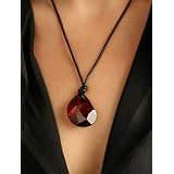 Swarovski 916831 Bordeaux Satin/Gold Shiny Galet Pendant