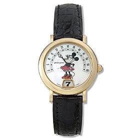 Gerald Genta Retro Fantasy Ladies' Watch 18K Yellow Gold Minnie Mother-of-Pearl Dial on Black... by  