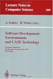 419ktgvhWdL. SL160  Software Development Environments and Case Technology: European Symposium, Königswinter, June 17 19, 1991. Proceedings