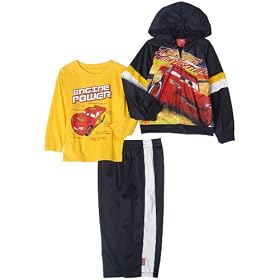 Disney Cars  Boys 2-7 3 Piece Pant Set