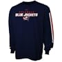 Reebok Columbus Blue Jackets Navy Blue Sharp Edge Long Sleeve T-shirt