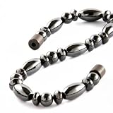 Harrowden Magnetite Magnetic Anklet - Single Strand - Black