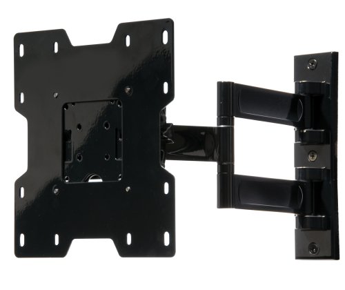 Peerless PA740 Articulating Wall Mount for 22-Inch to 40-Inch Flat Panel Displays (Gloss Black)