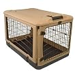 The Other Door Steel Crate with Pad and Carry Bag, Tan