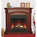ProCom Electric Fireplace - 5000 BTU, 24in. Coffee Glaze Finish