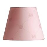 Laura Ashley SLB36210 Lucille 10.5-Inch Barrel Shade, Chalk Pink