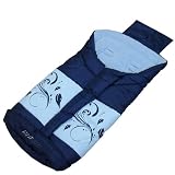 baby sleeping bag winter footmuff warmer for stroller car seat blue with patternby Infantastic�