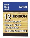 Dixon 52100 Industrial Lumber Crayon  Blue  12 per Package