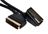 Scart Plug - Scart Plug, Coax Cable 5 Meter