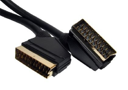 Scart Plug - Scart Plug, Coax Cable 5 Meter