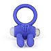 Vibrating Penis Ring,Shmily Vibrating Mini Silicone Rabbit Cock Ring Stimulator Adult Sex Toy for Couples