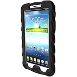 Samsung Galaxy Tab 3 (does not fit LITE) 7 inch (2013) Drop Tech Black Gumdrop Cases Silicone Rugged Shock Absorbing Protective Dual Layer Cover Case