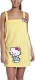Hello Kitty Juniors' Plush Babe Solid Shower Wrap,Yellow,Large