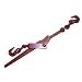 CM 48314 Dixie Lever Binder with Ductile Handle, Painted Red, 2600 lbs Working Load Limit, 1/4" Trade, 11-1/4" Handle