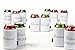 Novel Wedding Party Insulating Can Covers – Set of 12 Koozies Printed with Titles of Most Distinguished Wedding Attendees