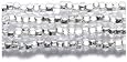 Preciosa Ornela Czech Silver Lined Seed Bead, Crystal, Size 10/0