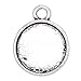 12mm Round Cabochon Base Antique Silver Plated Pendant Trays-20pcs