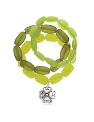 Bold Clover Charm Bracelet Set with Sterling Silver