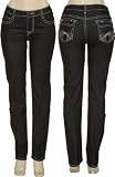 REVOLT Stretch Skinny Jeans W Embroidered Pockets [REV-3505-JR] - Rinse