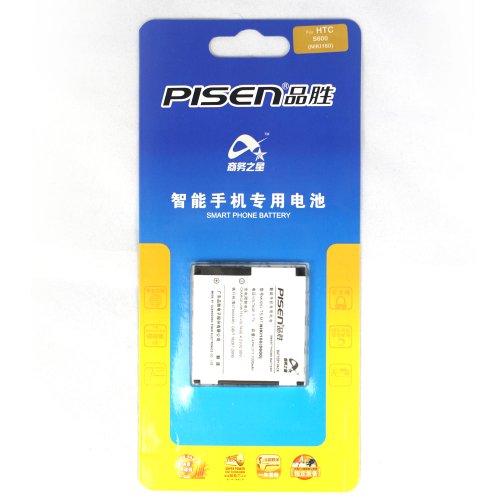 Pisen 3.70v, 1340mah, Li-ion, Replacement Smart Phone Battery for HTC Touch Pro T7272 (Diam171)