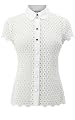 Broderie and Cotton Shirt